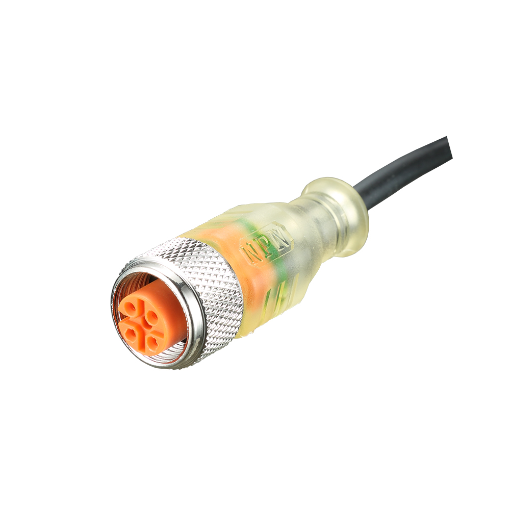 M12 series shield waterproof wire connector for Industrial application